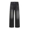 Jeans de Mezclilla Lavada para Hombre EIGHTISLAND Nuevo Producto de Otoño, Pantalones Largos Negros Street Casual de Moda NK725