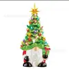 Resina Navideña Luces de Árbol de Navidad Adornos de Resina Gama Alta Nicho Decoración de Iluminación para Árbol de Navidad en Casa Atmósfera