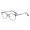 Óculos Jamie 8041 Novos Estilosos Versáteis com Armação de Metal Bloqueadores de Luz Azul, Óculos Decorativos Artísticos da Moda para Homens, Podem Ser Equipados com Lentes de Grau