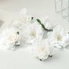 Nova Cabeça de Flor de Peônia Simulada Decoração Feita à Mão Pequenos Acessórios Cabeça de Flor Falsa Estilo Antigo Acessórios de Cabelo Combinando