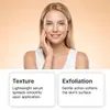 Esencia Exfoliante VIARELINE: Hidratante, refrescante y no graso, deja la piel suave, uniforme y radiante.