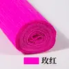 Color flor de papel crepé hecha a mano papel de regalo material diy ramo ramo de papel de regalo floral hecho a mano niños