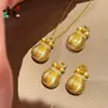 Colgante de Bolsita de Dinero de Terciopelo Dorado con Diseño de Estilo Antiguo Chapado en Oro, Nuevo Collar de Lujo Ligero de Gama Alta con Incrustaciones de Diamantes Estilo Chino