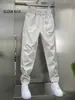 Pantalones Harem Negros de Moda Versátiles con Cintura de Cordón 2026 Nuevos Pantalones Deportivos Casuales de Secado Rápido para Hombre Simples y Transpirables