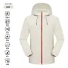 Chaqueta exterior con logo personalizado, chaqueta con capucha unisex, abrigo de trabajo, ropa de trabajo para montañismo bordada, cortavientos e impermeable
