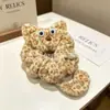 Elásticos de Cabelo de Pelúcia Simples de Desenho Animado com uma Vibe Fofa, Acessórios de Cabelo Versáteis e Adoráveis, Fornecimento Atacadista, Direto do Fabricante