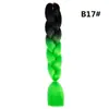 Trenza Jumbo Africana de Colores, Trenzas Sueltas Grandes, Rastas de Color Degradado, Procesamiento Personalizado