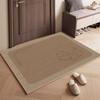 Tapete de linho para porta de entrada estilo japonês Tapete de entrada leve de luxo de alta qualidade Tapete de entrada para casa Tapete antiderrapante estilo tronco
