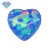 Gema Huagang Ópalo sintético en forma de corazón Ópalo Piedra desnuda Cara Melocotón Ópalo artificial en forma de corazón Ópalo Ópalo Ópalo Ópalo Ópalo Ópalo OP74