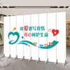 Clínica Odontológica Sala de Higiene Deslizante Simples Hospitalar Tecido Móvel Área de Infusão Tela Dobrável Tela Dobrável