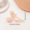 Accesorios Grace Pinza para el Cabello Transparente con Lazo Simple Pinza de Cabello Versátil de Gama Alta para la Parte Posterior de la Cabeza Recogido Pinza de Tiburón para Mujer