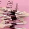 Brochas de Maquillaje Nuevas al por Mayor Pincel de Doble Extremo Sombra de Ojos Algodón Blanco Algodón de Látex Pincel para Sombra de Ojos Herramientas de Belleza Cosméticos