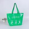 Bolsa tejida portátil de polipropileno, personalizada, recubierta de película, para compras, regalo, impresión a color, protección del medio ambiente, bolsa publicitaria, logotipo personalizado.