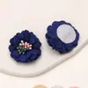 Versión Coreana Ins Versátil 3cm Fibra Ultra Flor de Margarita Artificial Material para Accesorios de Pasador de Pelo Sombrero Tocado Flor de Zapato DIY