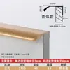 Alça Invisível Liga de Alumínio Moderna Minimalista Gaveta de Armário Porta de Guarda-Roupa Sem Furo Alça Longa Oculta Preto Móveis