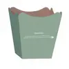 Cachepot Papel Vasinho Decorado 15 Margarida 16X17X11Cm