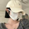 Boné de Beisebol Urso para Mulheres no Verão Estilo Estilo Japonês Mostra o Rosto Boné Pequeno com Aba Celebridade da Internet Versátil Chapéu para Cabeça Grande Ins Tendência Masculina
