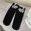 Calcetines de Media Pantorrilla para Mujer con Diseño Original de Huevo Gato de Dibujos Animados, Originales y Modernos, Adecuados para Primavera y Otoño, Lindos Calcetines Largos Versátiles de Animales
