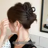 Nuevo Pinza de Garra Grande de Lunares para Mujer Moda Temperamento para Cabello Grueso Pinza para el Cabello Celebridad de Internet Ins Parte Trasera de la Cabeza Pinza de Tiburón Pasador