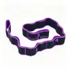 Banda elástica de yoga multi-sección transfronteriza en stock, banda elástica de danza latina, banda de resistencia para corrección de postura, banda elástica con números