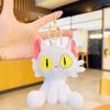 Lindo llavero de peluche de gato Tuantuan, colgante al por mayor, lindo adorno para mochila escolar, llavero de muñeca, pequeño regalo