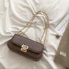 Bolso Estampado de Moda para Mujer, Bolso Pequeño Cruzado de Nicho de Alta Gama, Bolso de Hombro Versátil Estilo Coreano, Bolso de Cadena para Debajo del Brazo