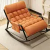 Mecedora Doble Ajustable Modelo Nuevo Silla para Siesta Sala de Estar Balcón Silla de Ocio Sofá Perezoso para Dormir en Casa