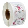 Pegatinas de Gracias, Pegatinas Selladoras de Gracias, Pegatinas Florales de Decoración Navideña, Pegatinas de Gracias, Pegatinas Hechas a Mano para DIY, Pegatinas para Regalos