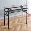 Estrutura de Mesa Dobrável Pernas de Mesa Dobrável Simples Suporte Estrutura de Mesa de Escritório Estrutura de Mesa de Camada Única Dupla Estrutura de Mesa com Mola Suporte Dobrável