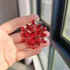 Nuevo broche geométrico de cristal de moda vintage aleación rhinestone corsage pin para abrigo ropa accesorios al por mayor