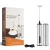 Batidora de Huevos Eléctrica Portátil Mini para el Hogar, Recargable por USB, Espumador de Leche, Máquina de Espuma de Leche para Hornear con Tres Velocidades Ajustables