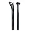 Accesorios para Bicicletas Transfronterizos Toseek Fibra de Carbono Bicicleta de Montaña Bicicleta de Carretera Poste del Asiento Tubo del Asiento Trasero Flotante 3K Twill