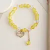 Pulsera de Joyería de Nuevo Estilo, Joyería de Cuentas de Cristal Estilo Coreano, Pareja, Estudiante, Pulsera Infantil, Joyería para Niñas al por Mayor