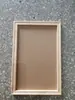 Moldura de Foto de Madeira Feita à Mão DIY Moldura de Trabalho com Argila Moldura para Pintura em Pedra Argila para Grafite Plasticina Moldura de Foto 3D Moldura de Foto