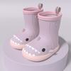 Botas de Lluvia de Tiburón para Adulto Sobrezapatos Impermeables Impermeables Antideslizantes Tridimensionales Lindas Rojo de Internet Botas de Lluvia para Niños Botas de Agua de Mar para Mujer