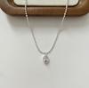 Colar de Zircônia Estilo Luxo Leve Feminino Estilo Coreano Design de Nicho de Alta Qualidade Corrente de Pescoço Versátil Corrente Elegante para Clavícula Pingente de Diamante