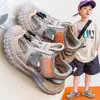Sandalias para Niños Verano 2026 Nuevo Estilo Huecas de Suela Suave Zapatos de Malla para Niños Zapatos Deportivos Transpirables para Niños Zapatos Casuales para Niñas