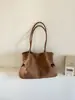 Bolso de hombro único con patrón tejido retro estilo coreano para mujer, nuevo bolso tote casual de gran capacidad, bolso de axila moderno para mujer