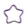 Mosquetón de Estrella de Cinco Puntas Aleación de Aluminio Color Estrella de Cinco Puntas Hebilla de Estrella Hebilla Colgante de Alta Calidad Hebilla Rápida Accesorios de Joyería