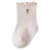 Calcetines para Bebé hasta la Pantorrilla 2026 Primavera Algodón Peinado Recién Nacido Otoño e Invierno Calcetines para Bebé sin Costuras Ajuste Holgado No Aprietan las Piernas