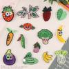 Dúo parche bordado a máquina cool para computadora de frutas y verduras suministro transfronterizo ropa zapatos y sombreros accesorios de equipaje accesorios accesorios pegatinas de tela