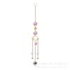 Decoración de sala de estar de jardín manualidades color AB Luna Dorada Sol Diamante nubes colgante de Perla puntiaguda Estrella colgante de cristal