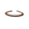 Diadema Transfronteriza para Lavado de Cara, Diadema de Plástico Sencilla con Dientes para Mujer, de Gama Alta Mate para Verano