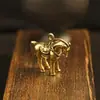 Llavero de Caballo del Zodiaco Tridimensional Retro de Latón Colgante de los Doce Signos del Zodiaco Hazte Rico Inmediatamente Fabricante de Artículos de Cobre al por Mayor