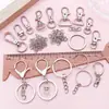 Set de Accesorios para Llavero Anillo de Llave con Cierre de Langosta Anillo Abierto Cadena de Extensión Colgante Hecho a Mano DIY Accesorios de Joyería