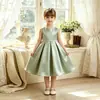 Vestidos para Meninas 2026 Novo Estilo Saias Infantis Toque de Luxo Crianças de Tamanho Médio e Grande Luxo Leve Nicho Longos Vestidos de Florista para Festas