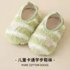 Zapatos Antideslizantes Cálidos para Piso de Otoño e Invierno Calcetines de Piso para Bebé Suela Suave Engrosada Zapatos para Niños de Interior Pre-caminantes Zapatos para el Hogar