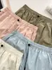 250617002 Shorts Cargo Casuais de Secagem Rápida de Estilo Igual para Casais de Verão ao Ar Livre, Leves e Versáteis para Roupas de Trabalho