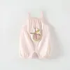 Roupas de Verão para Bebê de Venda Quente Roupas de Baixo para Cima Macacão Fino Roupas para Recém-nascido Sem Mangas Roupas com Ar Condicionado