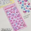 Pegatinas de Cristal 3D con Relieve de Gota de Agua Vintage Lindas Gotas de Lluvia con Brillo Pegatinas Decorativas de Resina para Manualidades